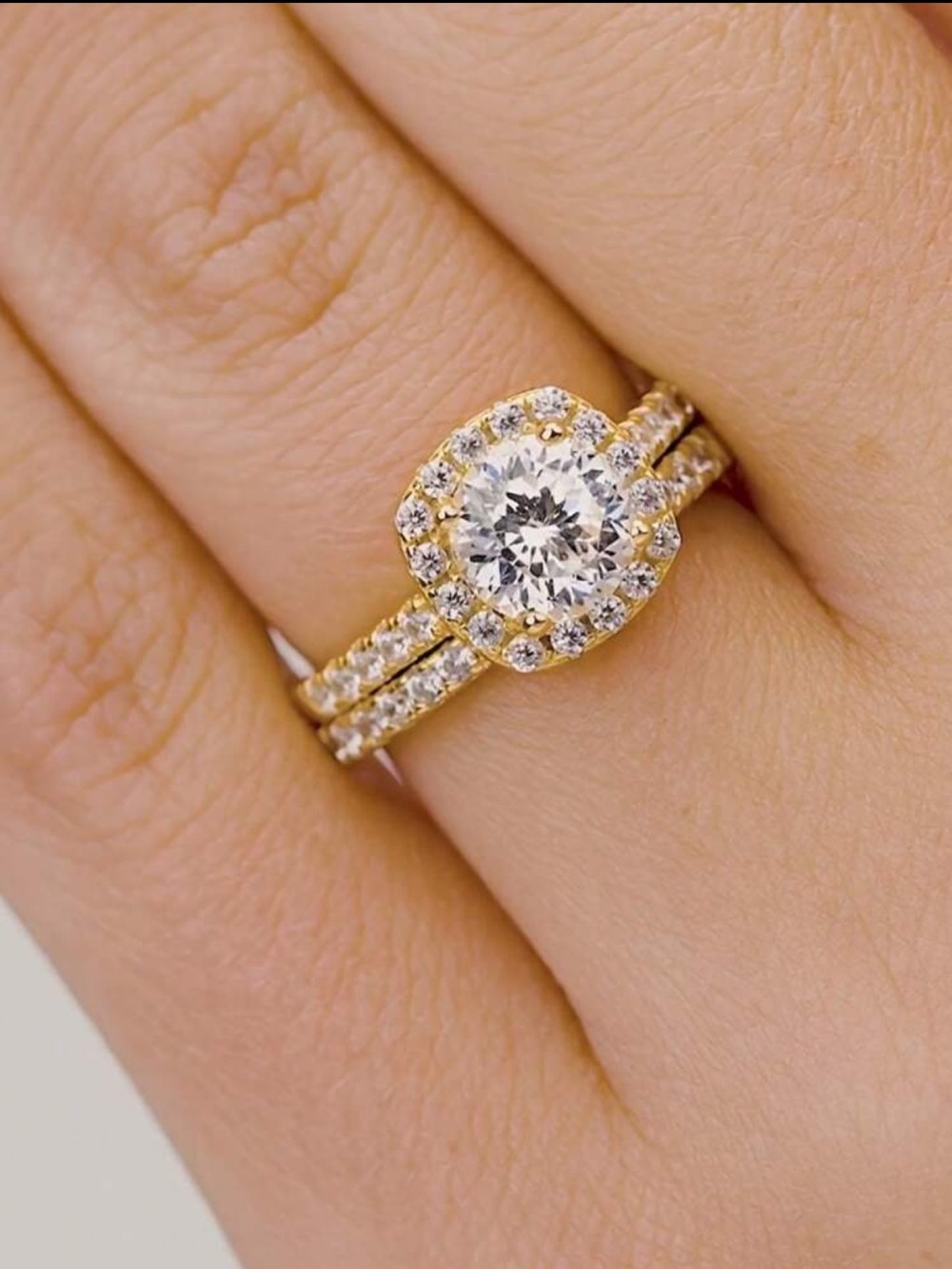 Gold ring set - Picture 3 of 4